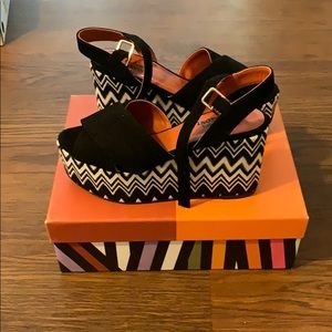 Missoni wedges!